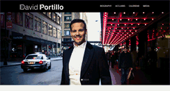 Desktop Screenshot of davidportillotenor.com