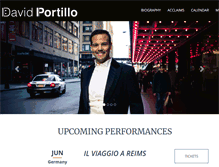 Tablet Screenshot of davidportillotenor.com